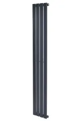 Дизайнерский вертикальный радиатор отопления ARTTIDESIGN Livorno 4/1800/272/50 серый матовый