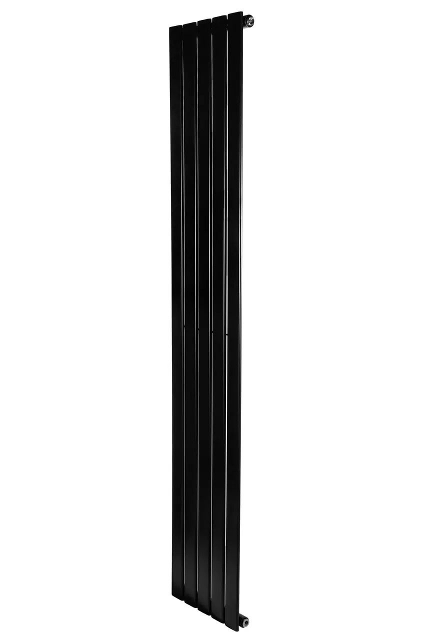 Вертикальний дизайнерський радіатор опалення ARTTIDESIGN Livorno 5/1600/340/50 чорний матовий