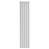 Вертикальний дизайнерський радіатор опалення ARTTIDESIGN Livorno 5/2000/340/50 білий матовий Фото - 1