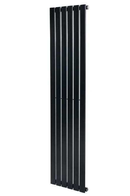 Вертикальный дизайнерский радиатор отопления ARTTIDESIGN Livorno 6/1600/408 черный матовый