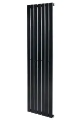 Вертикальный дизайнерский радиатор отопления ARTTIDESIGN Livorno 7/1800/476/50 черный матовый 