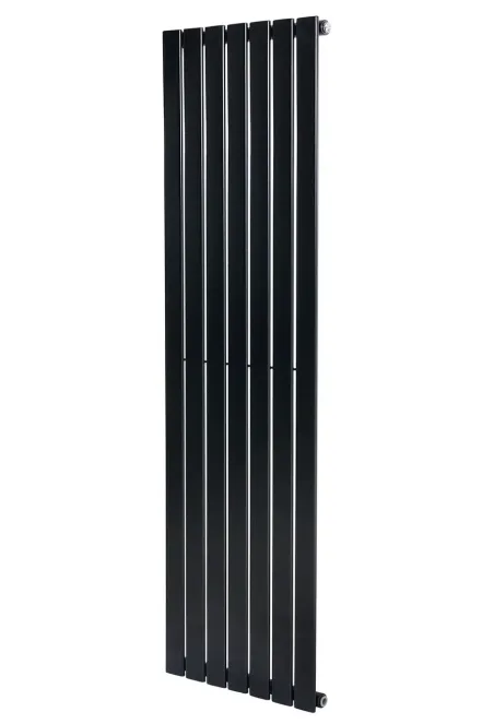 Вертикальный дизайнерский радиатор отопления ARTTIDESIGN Livorno 7/1800/476/50 черный матовый 