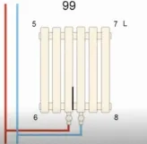 Вертикальный дизайнерский радиатор отопления ARTTIDESIGN Livorno 7/2200/476/50, белый матовый Фото - 4