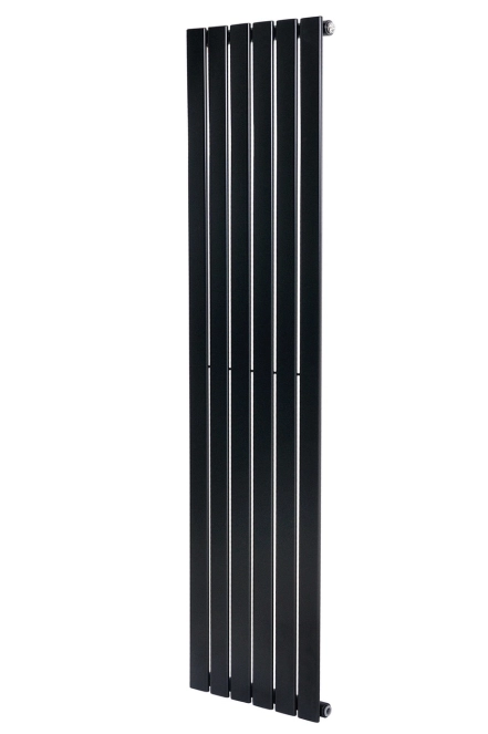 Вертикальный дизайнерский радиатор отопления ARTTIDESIGN Livorno 6/1400/408 черный матовый 