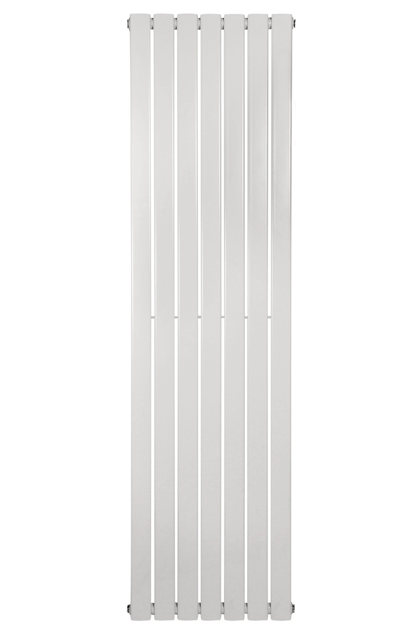 Вертикальний дизайнерський радіатор опалення ARTTIDESIGN Livorno 7/1800/476/50 білий матовий Фото - 4
