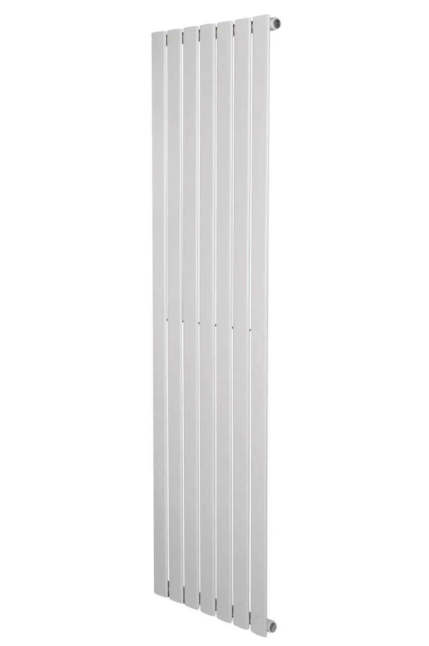 Вертикальный дизайнерский радиатор отопления ARTTIDESIGN Livorno 7/1800/476/50 белый матовый