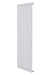 Вертикальный дизайнерский радиатор отопления ARTTIDESIGN Rimini 8/1800/472/50 белый матовый