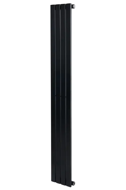 Вертикальный дизайнерский радиатор отопления ARTTIDESIGN Terni 4/1800/236/50 черный матовый 