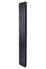 Вертикальный радиатор отопления ARTTIDESIGN Verona 4/1800/300 черный матовый
