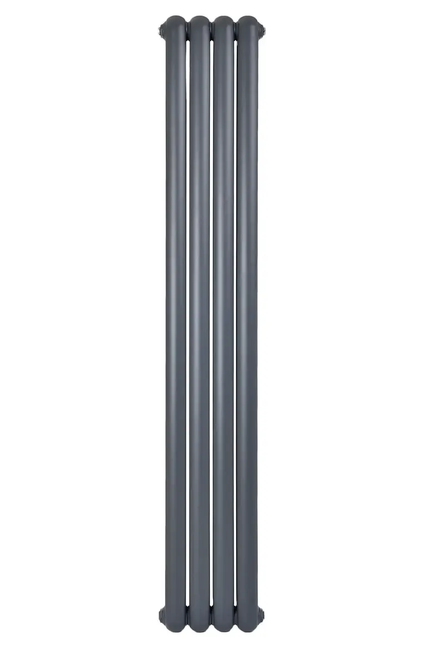 Вертикальний радіатор опалення ARTTIDESIGN Verona 4/1800/300 сірий матовий Фото - 5