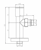 Комплект дизайн-кранов ARTTIDESIGN удлиненный 1/2" x 1/2" белый матовый Фото - 1