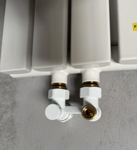 Комплект для нижнього підключення  ARTTIDESIGN 1/2″50 мм (бінокль) білий