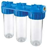 Фильтр-колба Atlas Filtri TRIPLEX PLUS 3P 1" (латунь) 10" BFO SX TS 45°C 8 bar