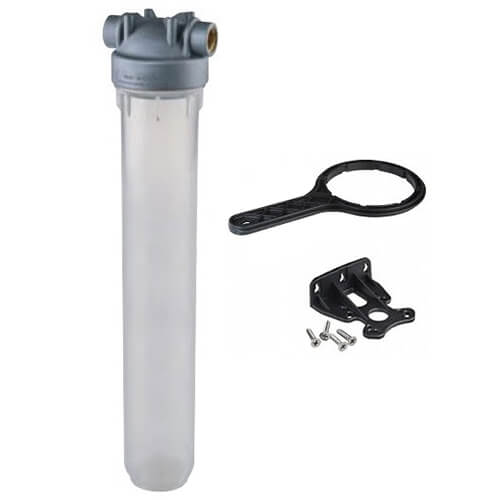 Фільтр-колба антимікробна Atlas Filtri DP MONO SANIC 1/2" OT (латунь) 20" 45°C 8 bar  
