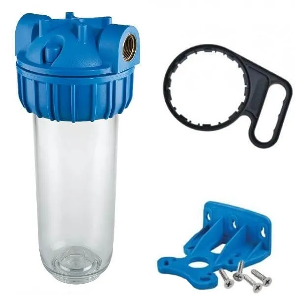 Фільтр-колба Atlas Filtri PLUS 3P 1/2" (латунь) 10" MFO SX TS 45°C 8 bar