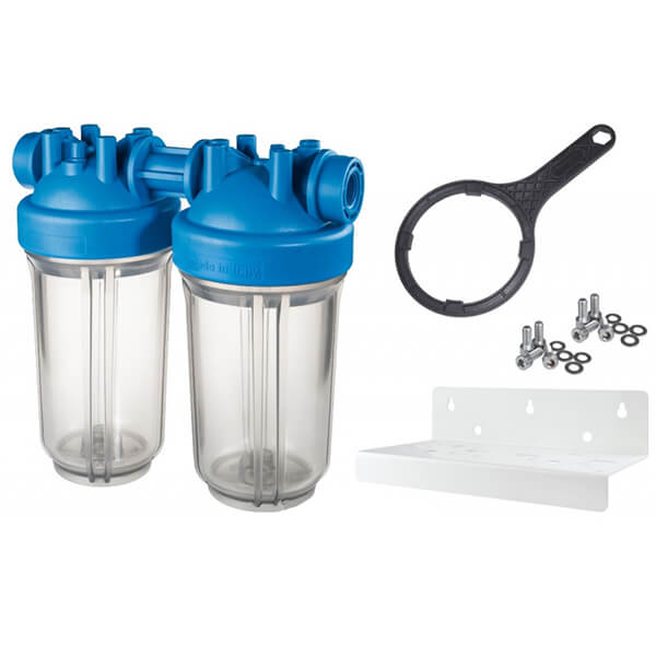 Фільтр-колба Atlas Filtri DP BIG DUO TS Ø1" IN (пластик)  10"  45°C  8,3 bar  