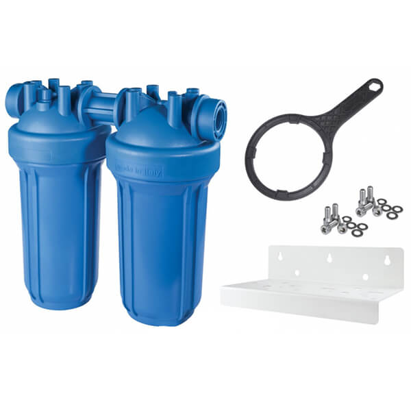 Фильтр-колба Atlas Filtri DP BIG DUO AB Ø1" IN (пластик) 10" 45°C 8,3 bar