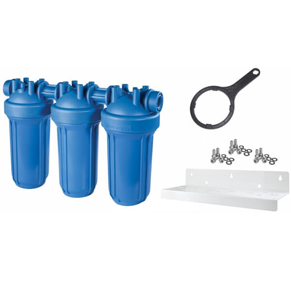 Фільтр-колба Atlas Filtri DP BIG TRIO AB Ø1" IN (пластик)  10"  45°C  8,3 bar  
