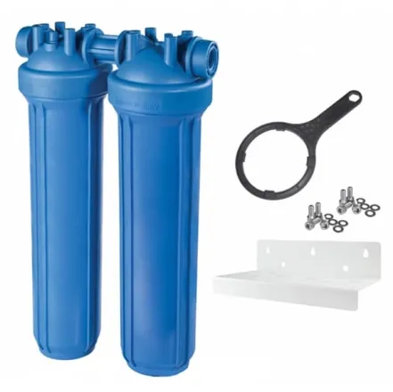Фильтр-колба Atlas Filtri DP BIG DUO AB Ø1" IN (пластик) 20" 45°C 8,3 bar