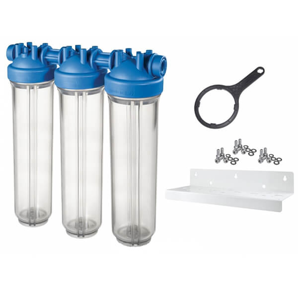 Фільтр-колба Atlas Filtri DP BIG TRIO TS Ø1 1/2" IN (пластик)  20"  45°C  8,3 bar  
