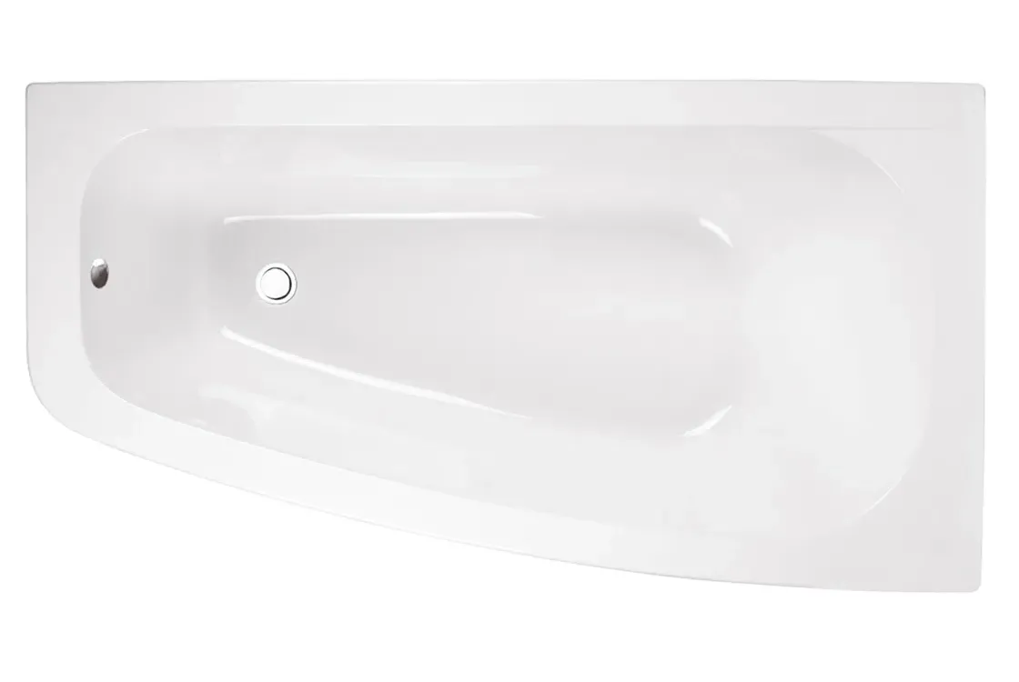 Ванна акриловая BESCO LUNA 150х80 Правая (соло) без ног