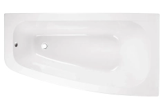 Ванна акрилова BESCO LUNA 150х80 Права (соло) без ніг