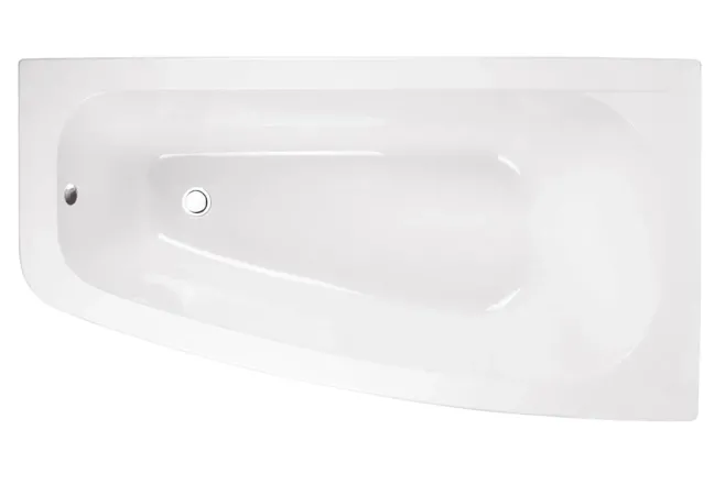 Ванна акрилова BESCO LUNA 150х80 Права (соло) без ніг