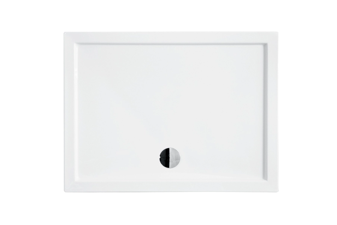 Поддон прямоугольный BESCO ALPINA SlimLine 120х80х3/5.5 см