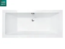 Ванна акриловая BESCO QUADRO 180х80 без ног и ручек / БЕЗ отверстий под ручки Фото - 2