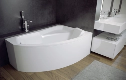 Ванна акрилова BESCO RIMA 170х110 Права (соло) без ніг Фото - 2