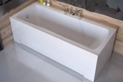 Ванна акрилова BESCO OPTIMA 160х70 (соло) без ніг Фото - 1