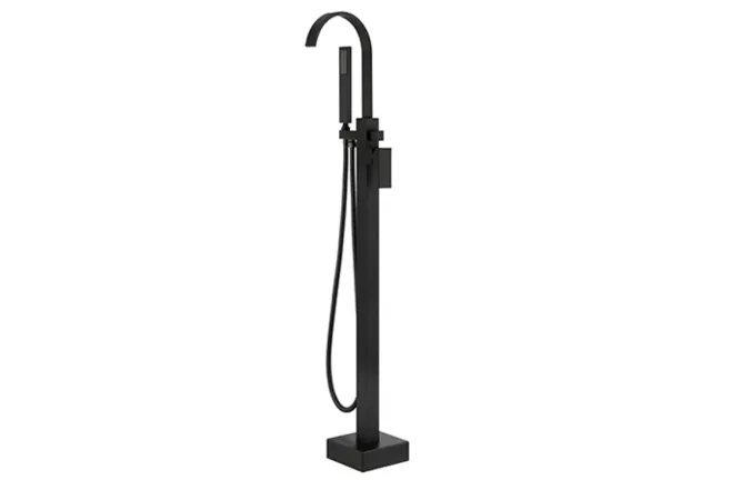 Змішувач до ванни вільностоячий BESCO MODERN II чорний матовий
