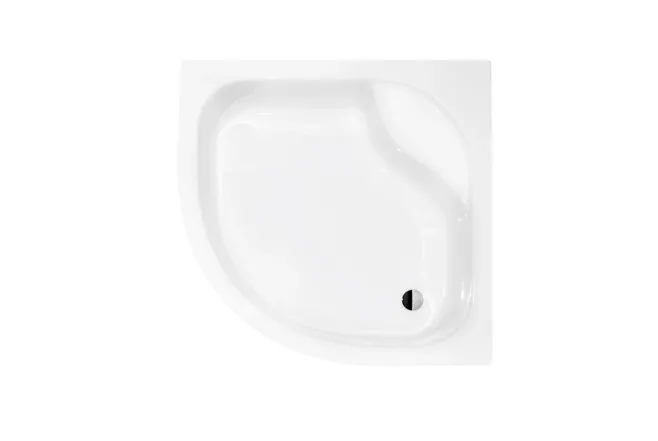 Поддон полукруглый BESCO DIPER I 90x90x24/38,5 с сиденьем + ноги