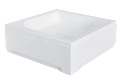 Піддон квадратний BESCO ARES 80х80х15/29,5 см + ноги Фото - 1