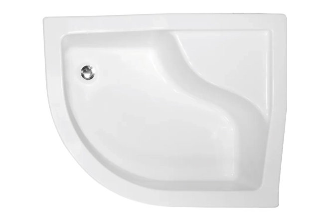 Поддон полукруглый BESCO MAXI 100x80х24/38,5 P правый + ноги