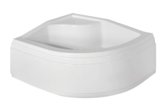 Поддон полукруглый BESCO MAXI 120x85х24/38,5 Р правый + ноги Фото - 1