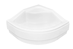 Поддон полукруглый BESCO OLIVER 90x90x28,5 глубина 15, с сиденьем + ноги Фото - 1