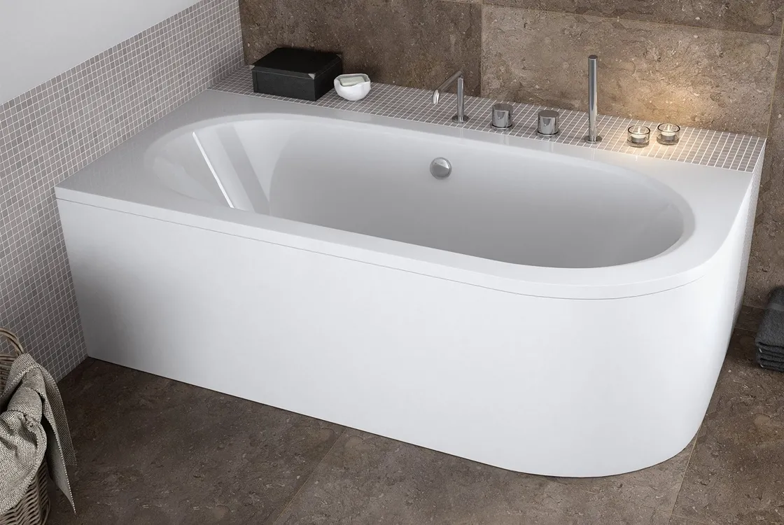 Ванна акриловая BESCO AVITA 180х80 Левая (соло) без ног Фото - 3