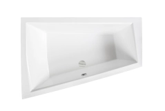 Ванна акрилова BESCO INTIMA DUO 170x125 Ліва (соло) без ніг