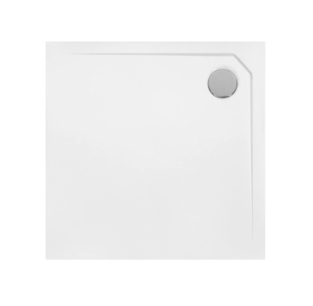Поддон квадратный BESCO ACRO UltraSlim 90х90x2/3.5 белый