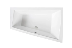 Ванна акрилова BESCO INTIMA DUO 170x125 Права (соло) без ніг