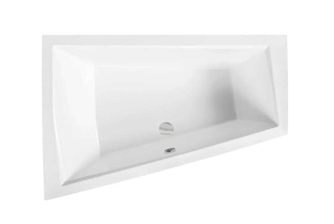 Ванна акриловая BESCO INTIMA DUO 180x125 Левая (соло) без ног