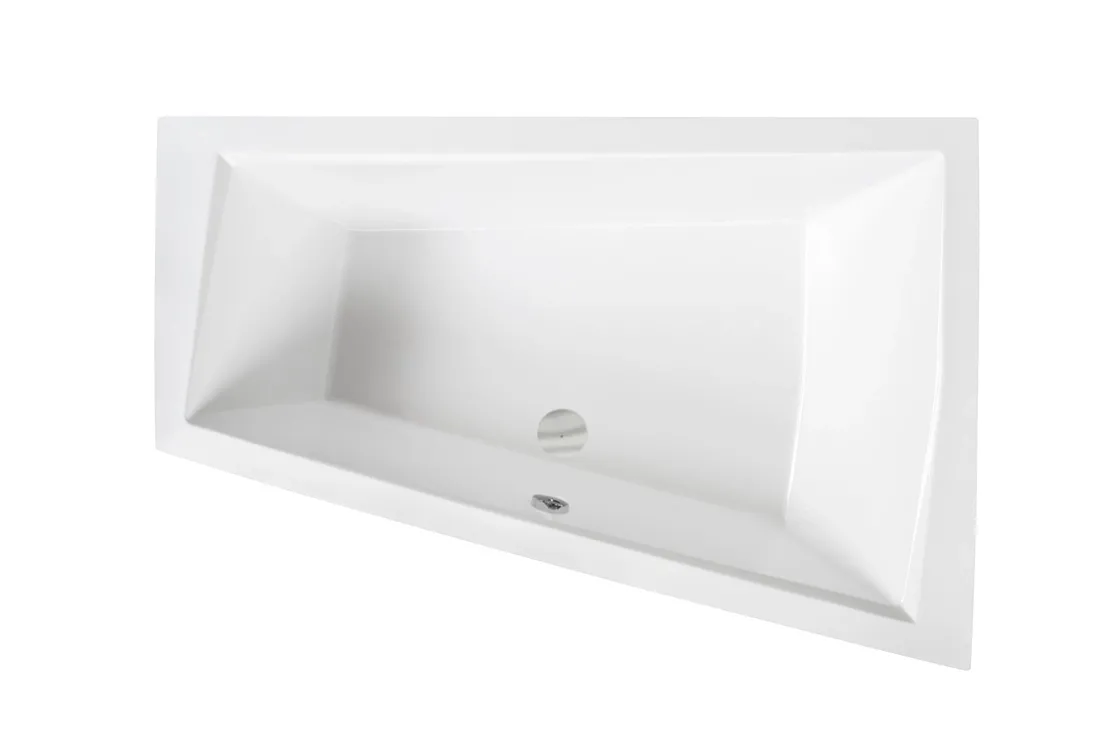 Ванна акриловая BESCO INTIMA DUO 180x125 Правая (соло) без ног