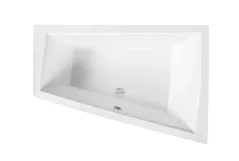 Ванна акриловая BESCO INTIMA DUO 180x125 Правая (соло) без ног