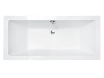 Ванна акрилова BESCO QUADRO SLIM 175х80 без ніг, БЕЗ отворів під ручки, без ручок