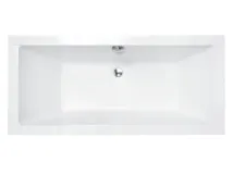 Ванна акриловая BESCO QUADRO SLIM 175х80 без ног, БЕЗ отверстий под ручки, без ручек