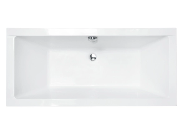 Ванна акрилова BESCO QUADRO SLIM 190х90 без ніг, БЕЗ отворів під ручки, без ручок
