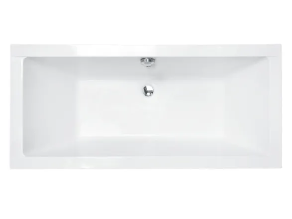 Ванна акриловая BESCO QUADRO SLIM 190х90 без ног, БЕЗ отверстий под ручки, без ручек
