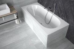Ванна акриловая BESCO VITAE SLIM 170х75 (соло) без ног Фото - 1