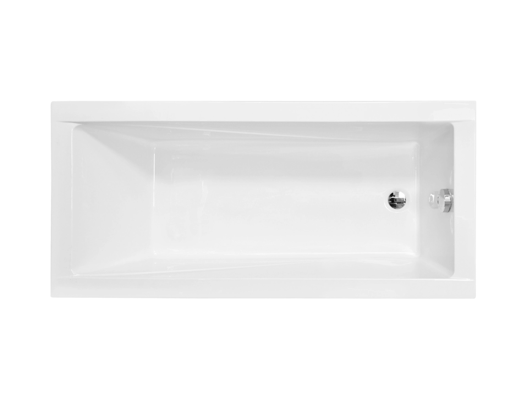 Ванна акриловая BESCO MODERN SLIM 180х80 (соло) без ног